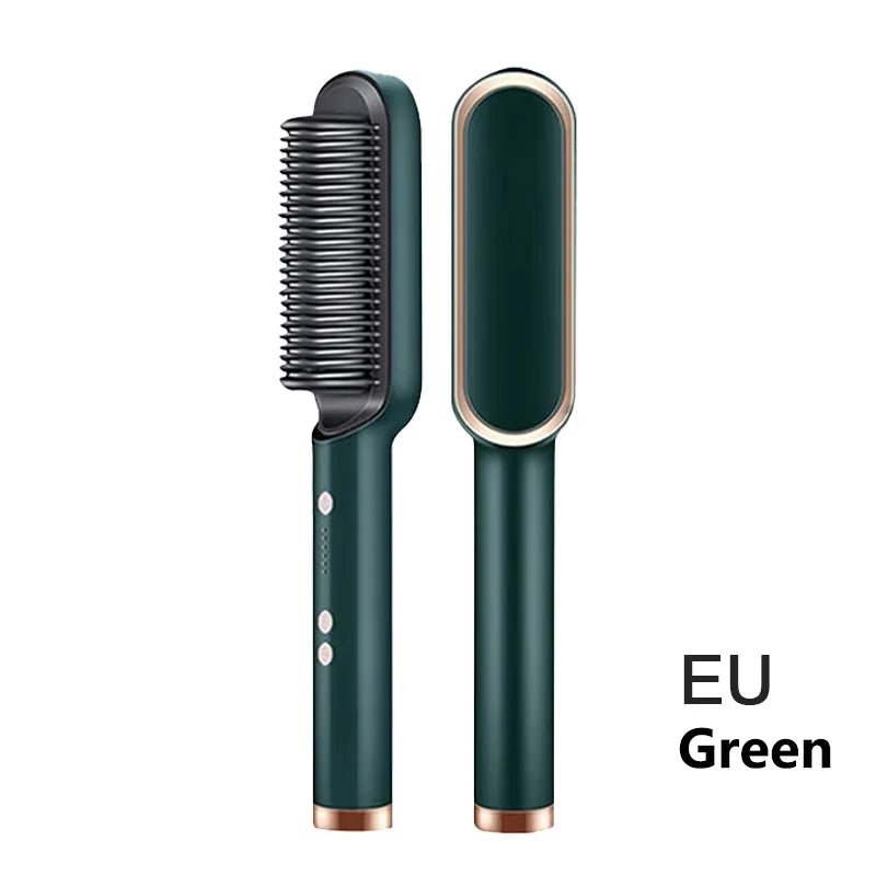 Brosse lissante professionnelle chauffante – soin et style - Lipsy Hair