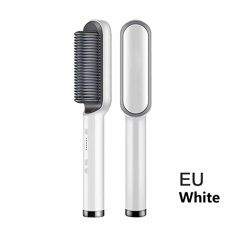 Brosse lissante professionnelle chauffante – soin et style - Lipsy Hair