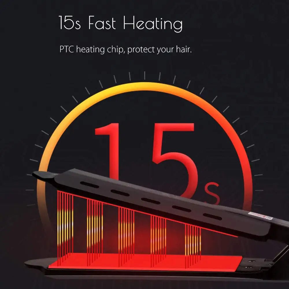 Lisseur Professionnel à 4 Niveaux de Température - Lipsy Hair