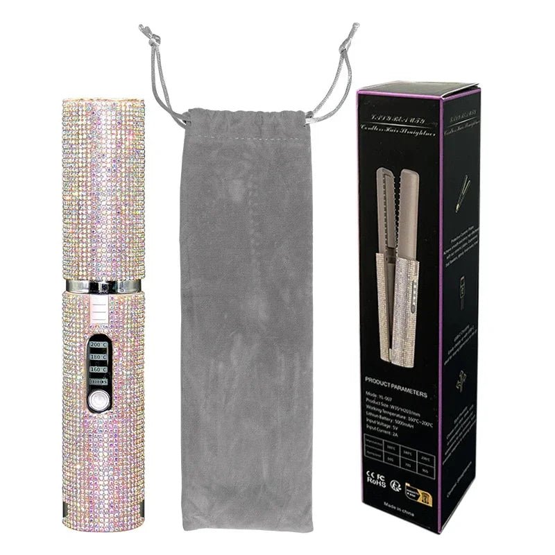 Lisseur sans fil 2 - en - 1 strass - Lipsy Hair